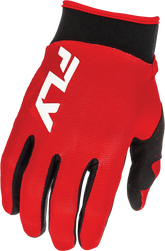 Guantes Fly F-16 Rojo/Negro/Blanco Niño